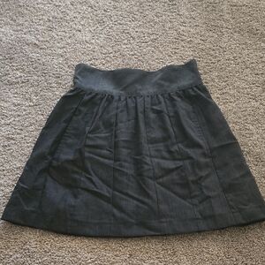 Anthropologie Handcut By Preloved Butterfield Wool Skirt Pinstripe Size Small